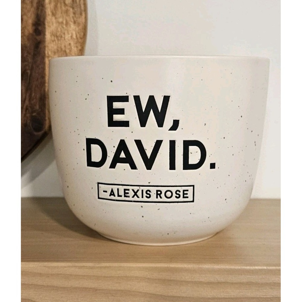 Schitts Schitt's Creek Ew, David Ramen Soup Bowl Large Stoneware Alexis Rose
